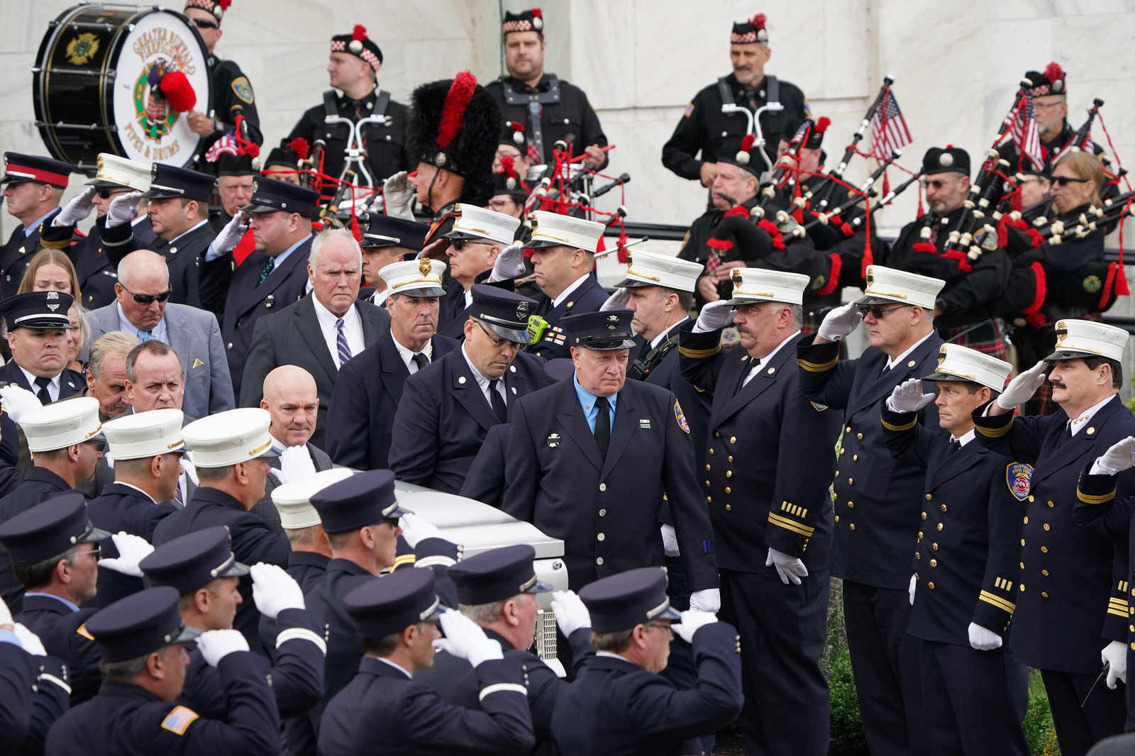 Procession exits